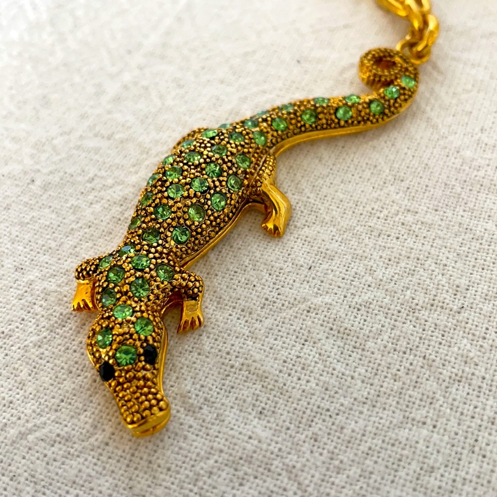 Jeweled Alligator Keychain NWT